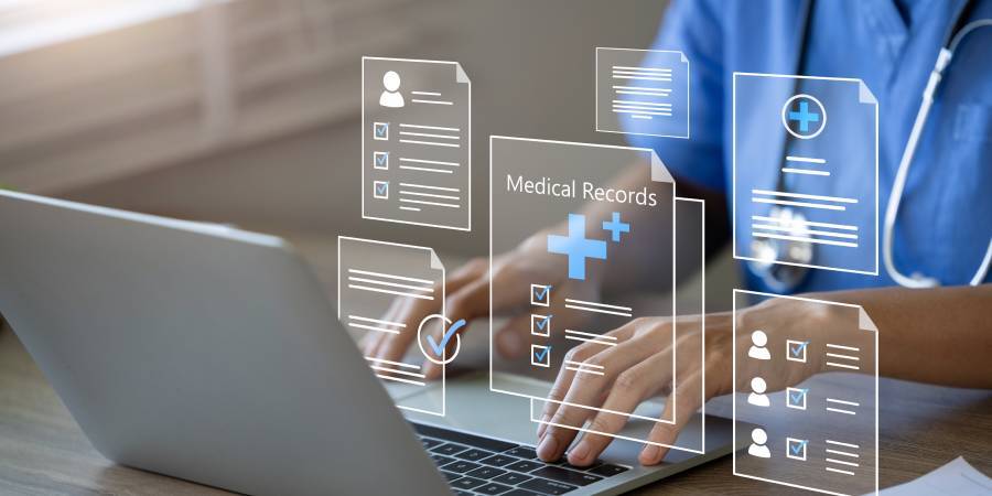Medical-Records-in-Digital-Screen